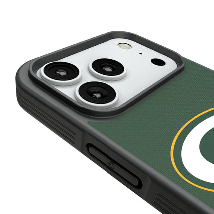 Green Bay Packers Stripe Bump Phone Case for Apple iPhone