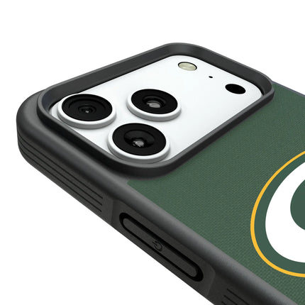 Green Bay Packers Stripe Bump Phone Case for Apple iPhone