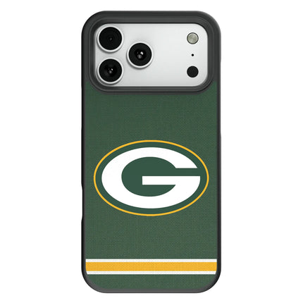 Green Bay Packers Stripe Bump Phone Case for Apple iPhone