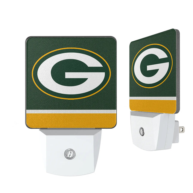 Green Bay Packers Night Light 2-Pack Stripe