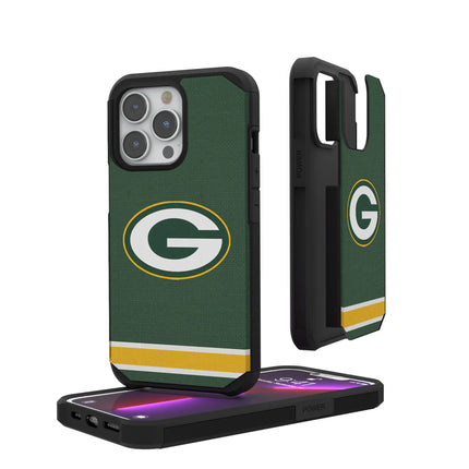 Green Bay Packers Rugged Phone Case Stripe for iPhone