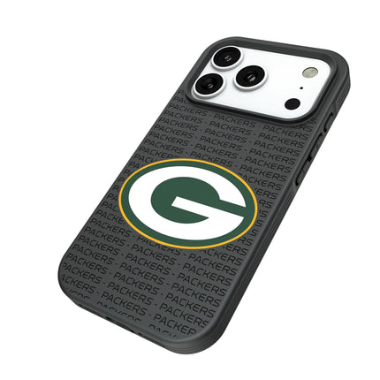 Green Bay Packers Text Backdrop Bump Phone Case for Apple iPhone
