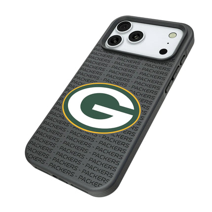 Green Bay Packers Text Backdrop Bump Phone Case for Apple iPhone