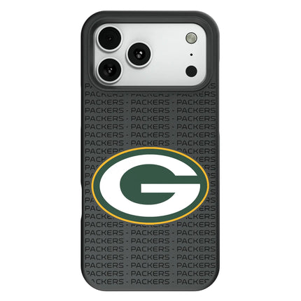 Green Bay Packers Text Backdrop Bump Phone Case for Apple iPhone
