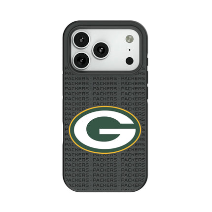 Green Bay Packers Text Backdrop Bump Phone Case for Apple iPhone