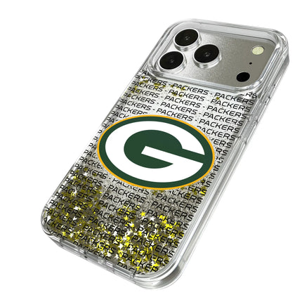 Green Bay Packers Glitter Phone Case Text for iPhone