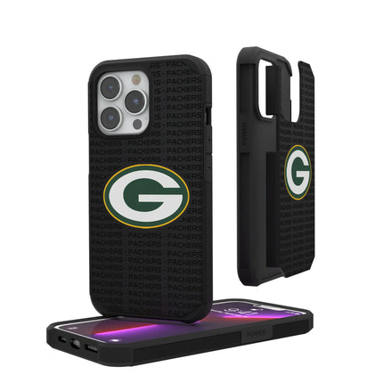 Green Bay Packers Rugged Phone Case Text for iPhone