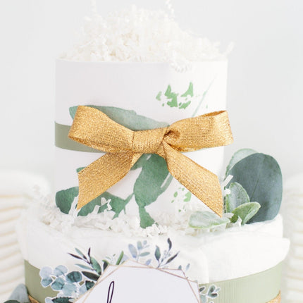 Greenery Diaper Cake