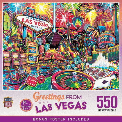 Greetings From - Las Vegas 550 Piece Puzzle