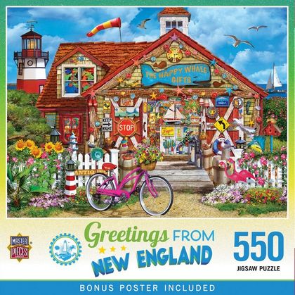 Greetings From - New England 550 Piece Puzzle