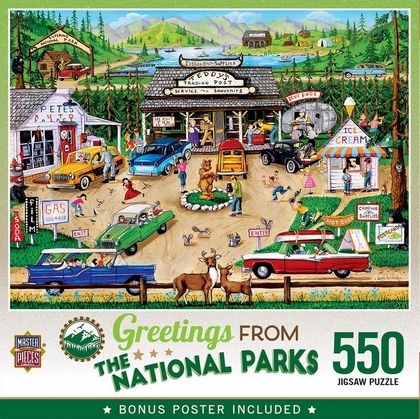 Greetings From - The National Parks 550 Piece Puzzle