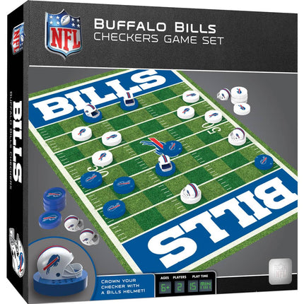Buffalo Bills Checkers Board Game