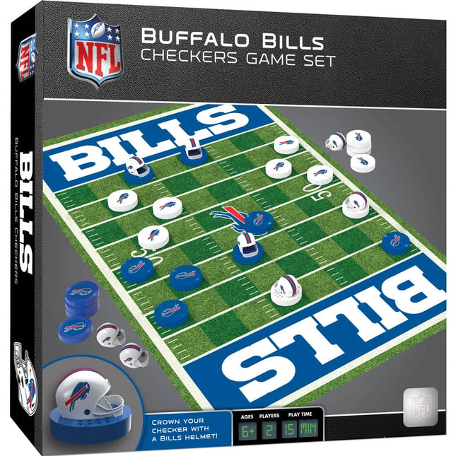 Buffalo Bills Checkers Board Game
