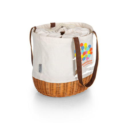 UP - Coronado Canvas and Willow Basket Tote