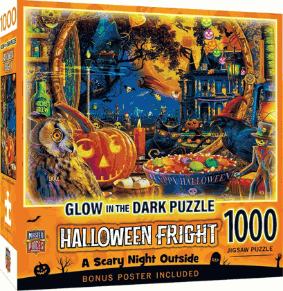 Halloween A Scary Night Outside 1000 Piece Puzzle