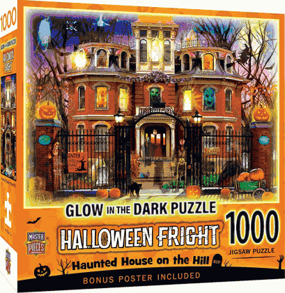 Halloween Haunted House on the Hill 1000 Piece Puzzle