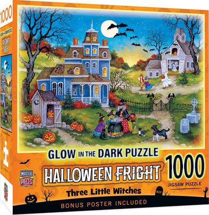Halloween Three Little Witches 1000 Piece Puzzle