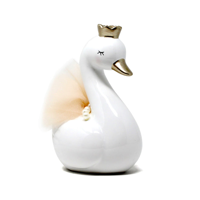 Hana Medium Swan Piggy Bank