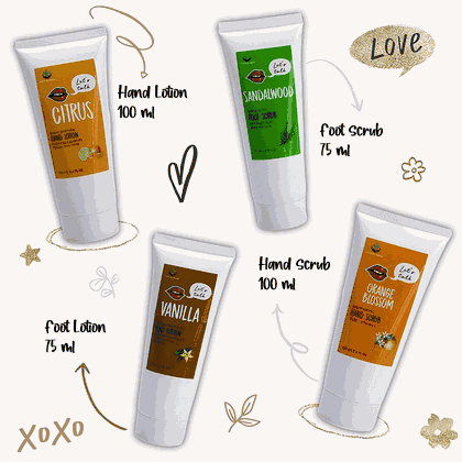 Hand & Foot Rejuvenating Scrub and Lotion Gift Set