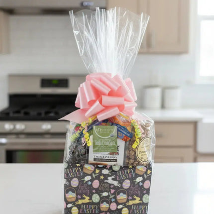 Large Happy Easter Bunny Box - Premium Snacks, Cookies & Chocolates