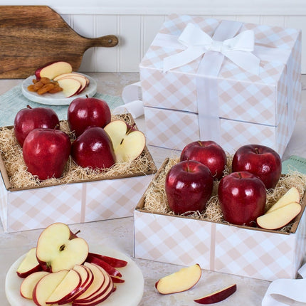 Harvest Red Apples Fruit Gift Tower