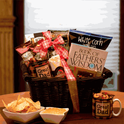 He's A Great Dad Gift Basket
