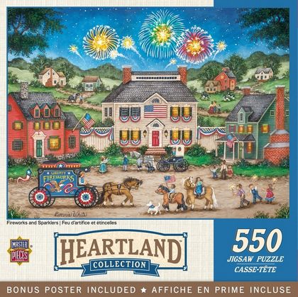 Heartland - Fireworks and Sparklers 550 Piece Puzzle