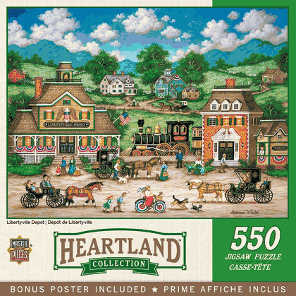 Heartland - Libertyville Depot 550 Piece Puzzle