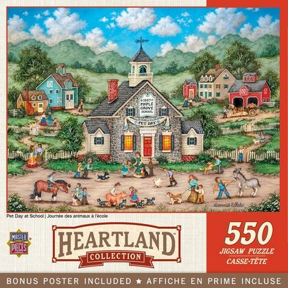 Heartland - Pet Day at School 550 Piece Puzzle