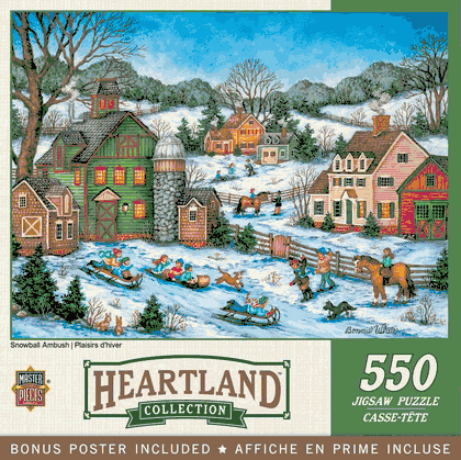 Heartland - Snowball Ambush 550 Piece Puzzle