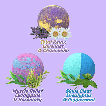 Heaven & Earth Essential Oil Bath Bomb Gift Set - 18 Pieces