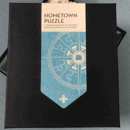 Heirloom Personalized Wooden Aerial Photo Puzzle