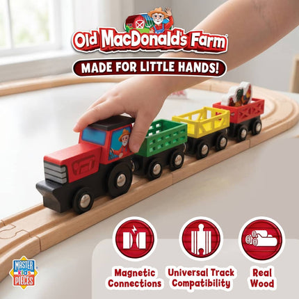Old MacDonald's Farm Tractor Train Play Set