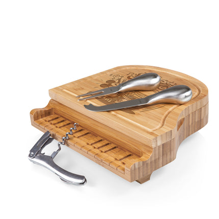 Mickey Mouse Piano Cheese Cutting Board & Tools Set