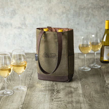 Ole Miss Rebels - 2 Bottle Insulated Wine Cooler Bag