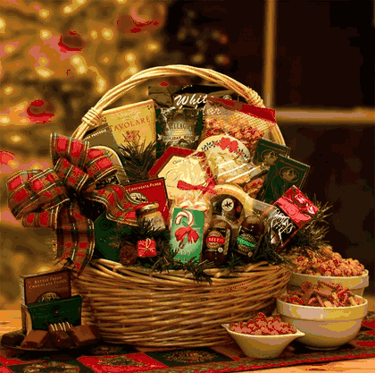 Holiday Celebrations Medium Gift Basket