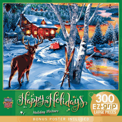 Holiday - Holiday Visitors 300 Piece EZ Grip Puzzle