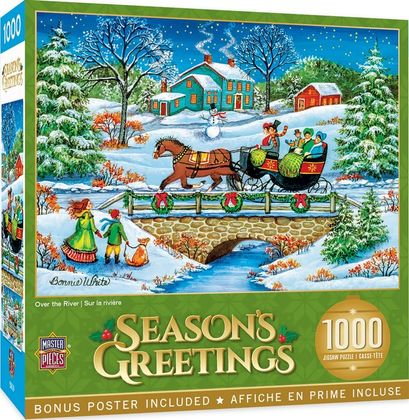 Holiday Over the River 1000 Piece Puzzle