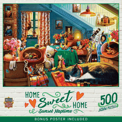 Home Sweet Home - Sunset Naptime 500 Piece Puzzle