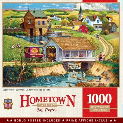 Hometown Gallery Last Swim of Summer 1000 Piece Puzzle