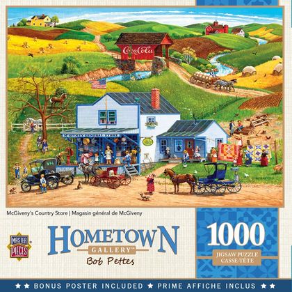 Hometown Gallery McGiveny's Country Store 1000 Piece Puzzle