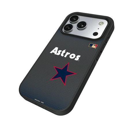 Houston Astros 1975-1981 - Cooperstown Collection Linen Bump Phone Case for Apple iPhone