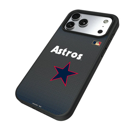 Houston Astros 1975-1981 - Cooperstown Collection Linen Bump Phone Case for Apple iPhone