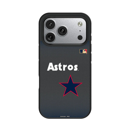 Houston Astros 1975-1981 - Cooperstown Collection Linen Bump Phone Case for Apple iPhone