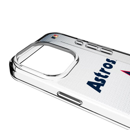 Houston Astros 1975-1981 - Cooperstown Collection Linen Clear Phone Case for Apple iPhone
