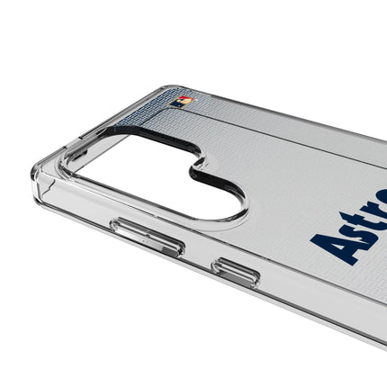 Houston Astros 1975-1981 - Cooperstown Collection Linen Clear Phone Case for Samsung Galaxy