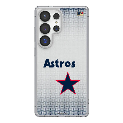 Houston Astros 1975-1981 - Cooperstown Collection Linen Clear Phone Case for Samsung Galaxy