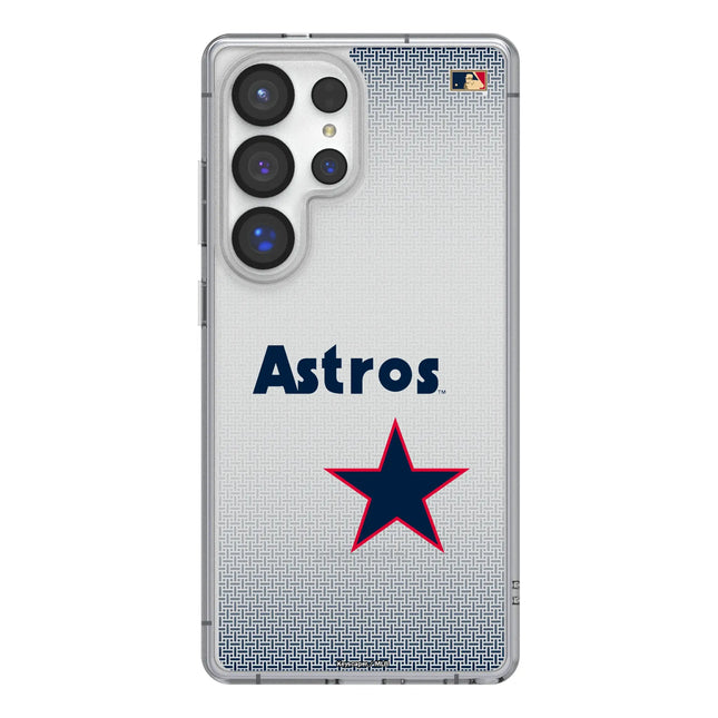 Houston Astros 1975-1981 - Cooperstown Collection Linen Clear Phone Case for Samsung Galaxy