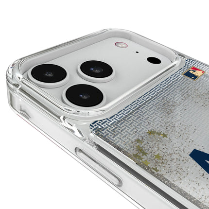 Houston Astros 1975-1981 - Cooperstown Collection Linen Glitter Phone Case for Apple iPhone