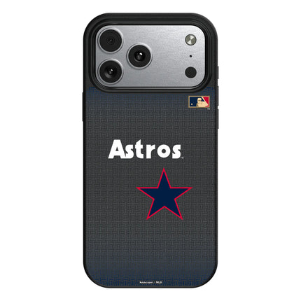 Houston Astros 1975-1981 - Cooperstown Collection Linen MagSafe Compatible Phone Case for Apple iPhone